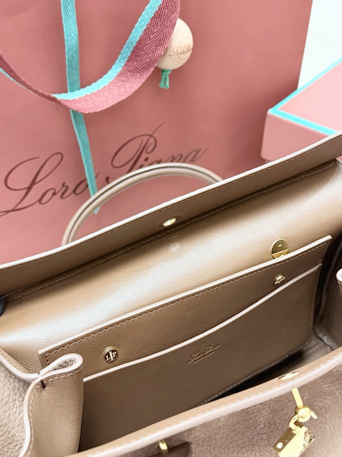Loro Piana Loom L25 Tote Bag Brown