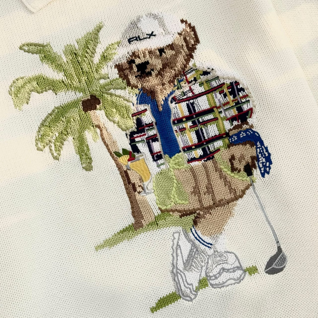 Ralph Lauren Polo Bear Performance Sweater All Cream