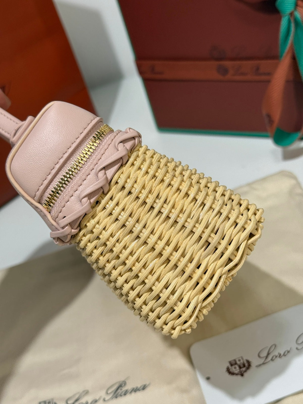 Loro Piana Bag Beige/Pink