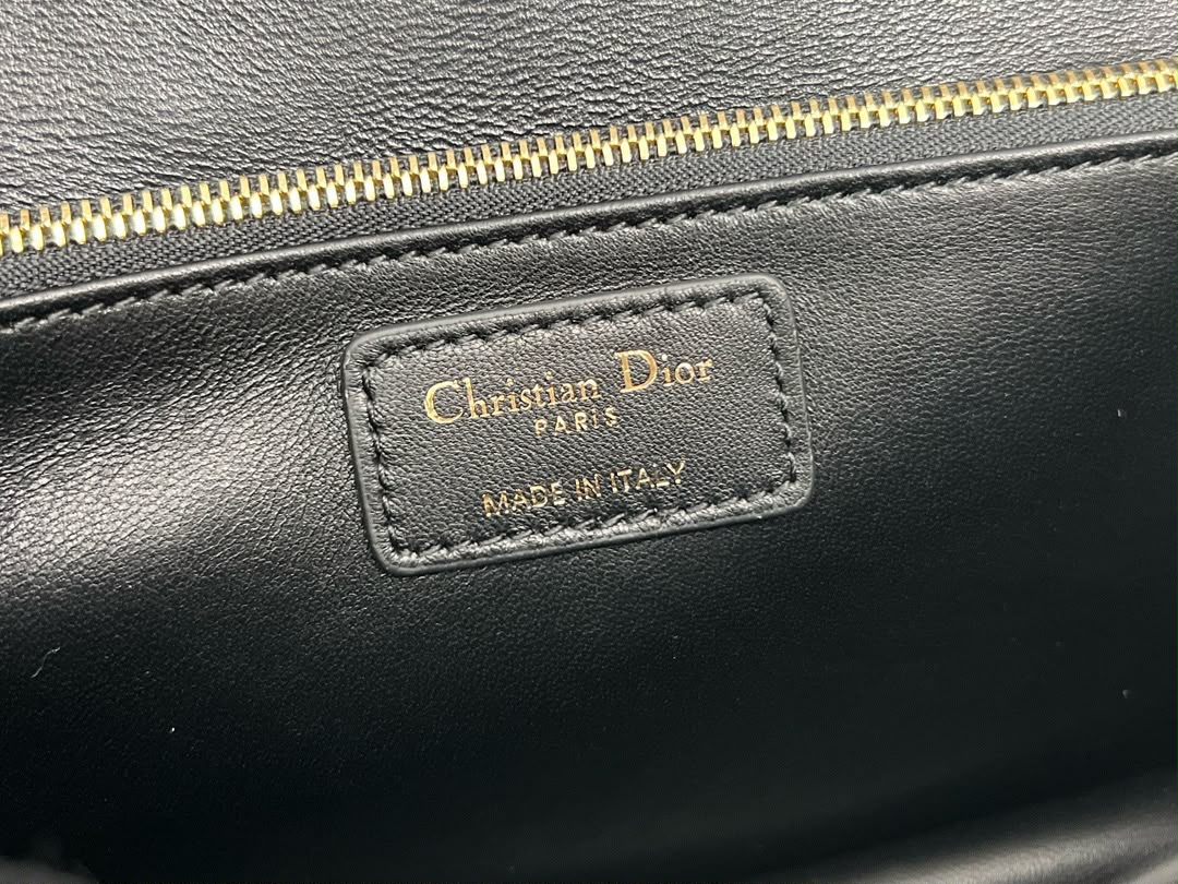Dior My Dior Top Handle Bag Black .