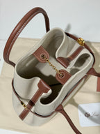 Loro Piana Small Ghiera Tote Bag Beige/Brown