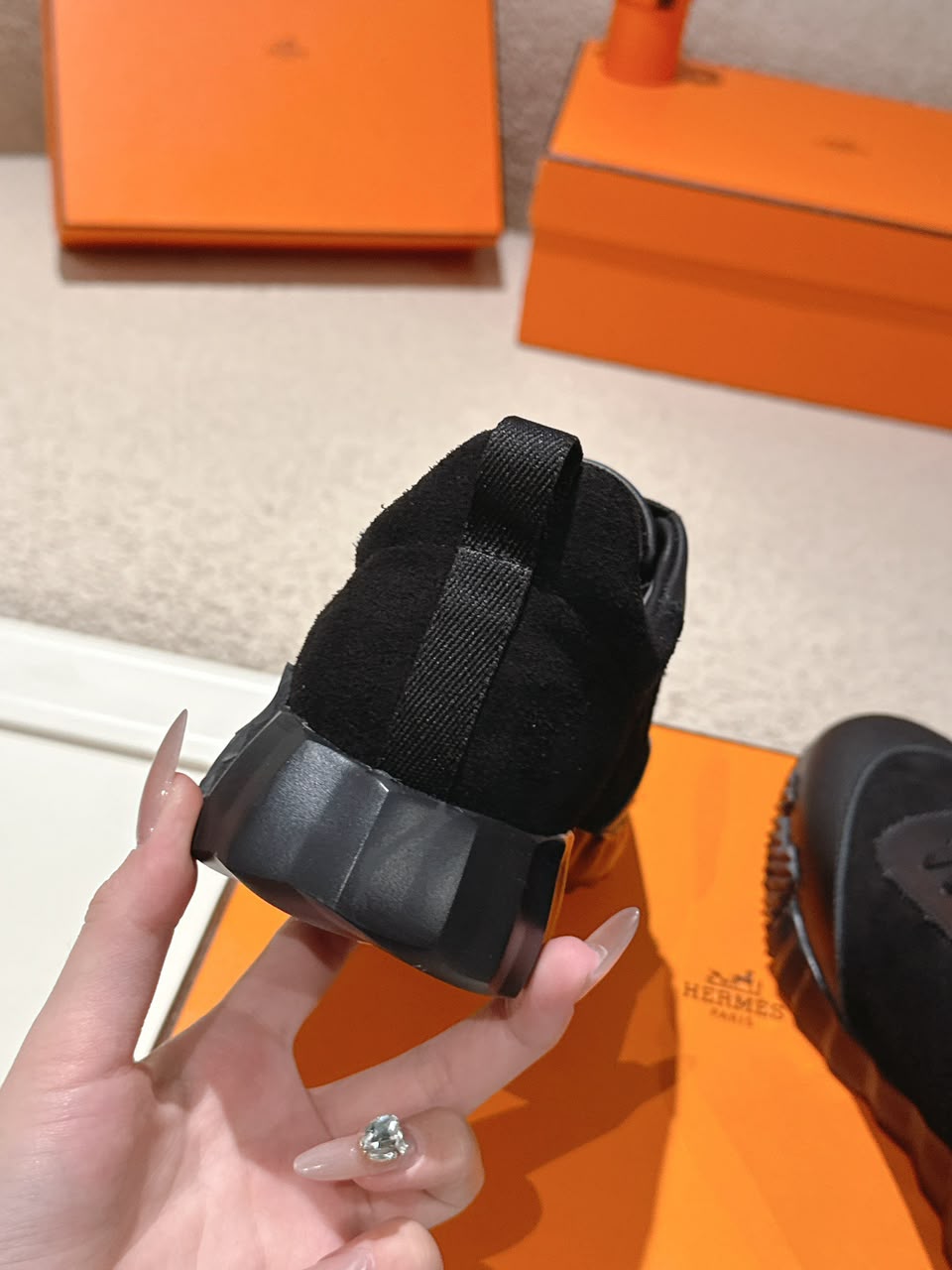 Hermès Bouncing Sneaker All Black