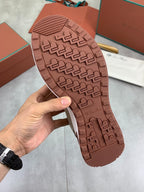 Loro Piana Tennis Walk Sneaker Beige/Brown .