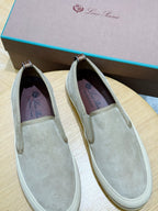 Loro Piana Tennis Walk Sneaker Beige