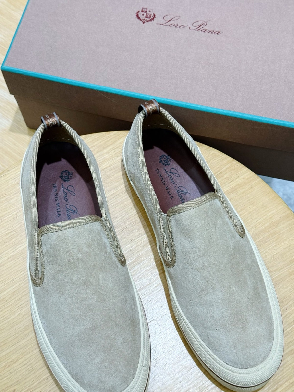 Loro Piana Tennis Walk Sneaker Beige
