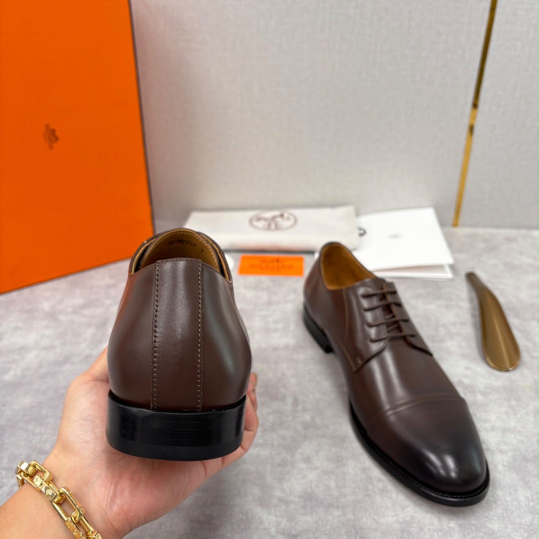 Hermès Lawrence Shoe Brown