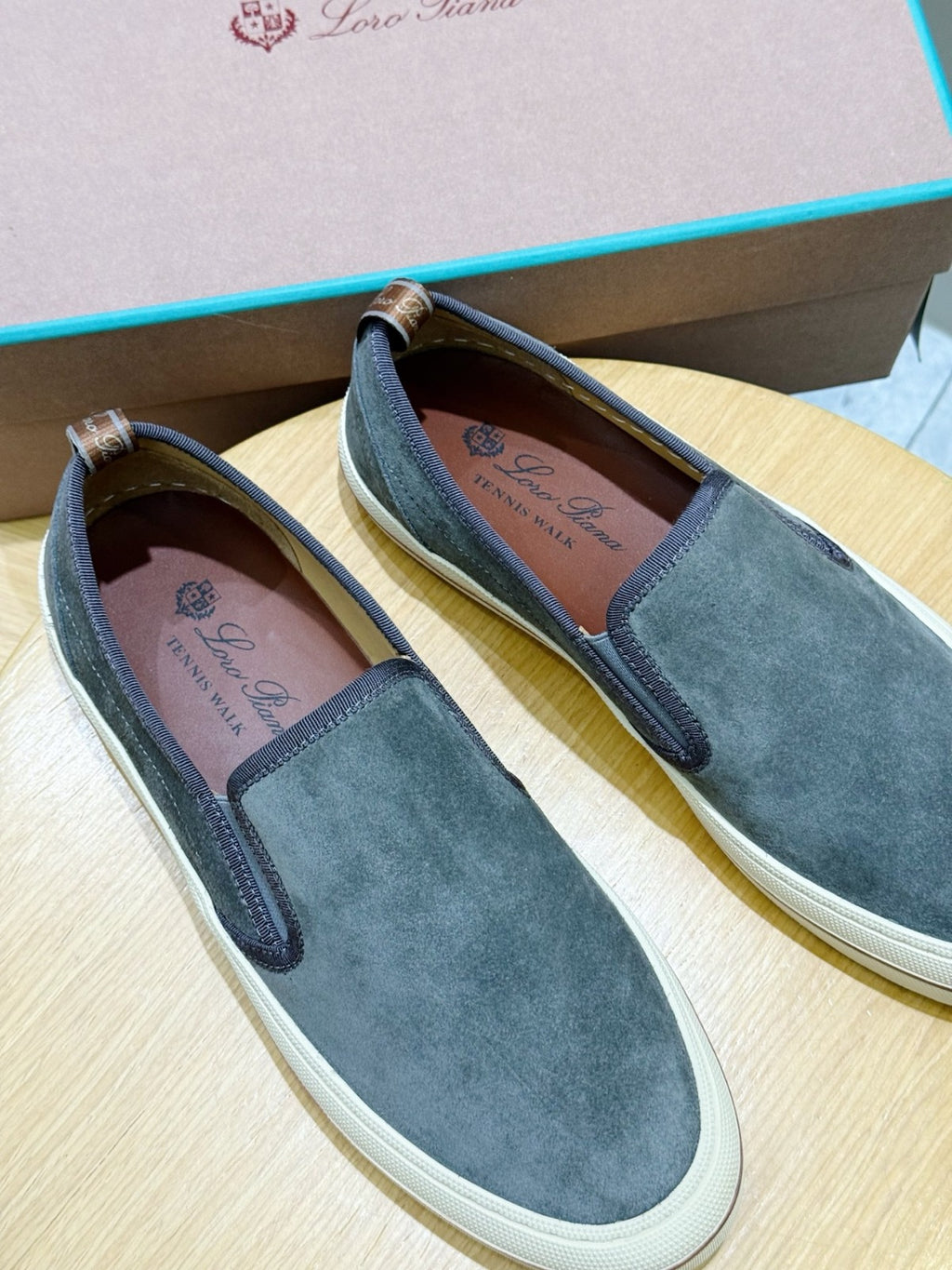 Loro Piana Tennis Walk Sneaker Grey