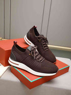 Loro Piana 360 LP Flexy Walk Sneaker Redwine White .