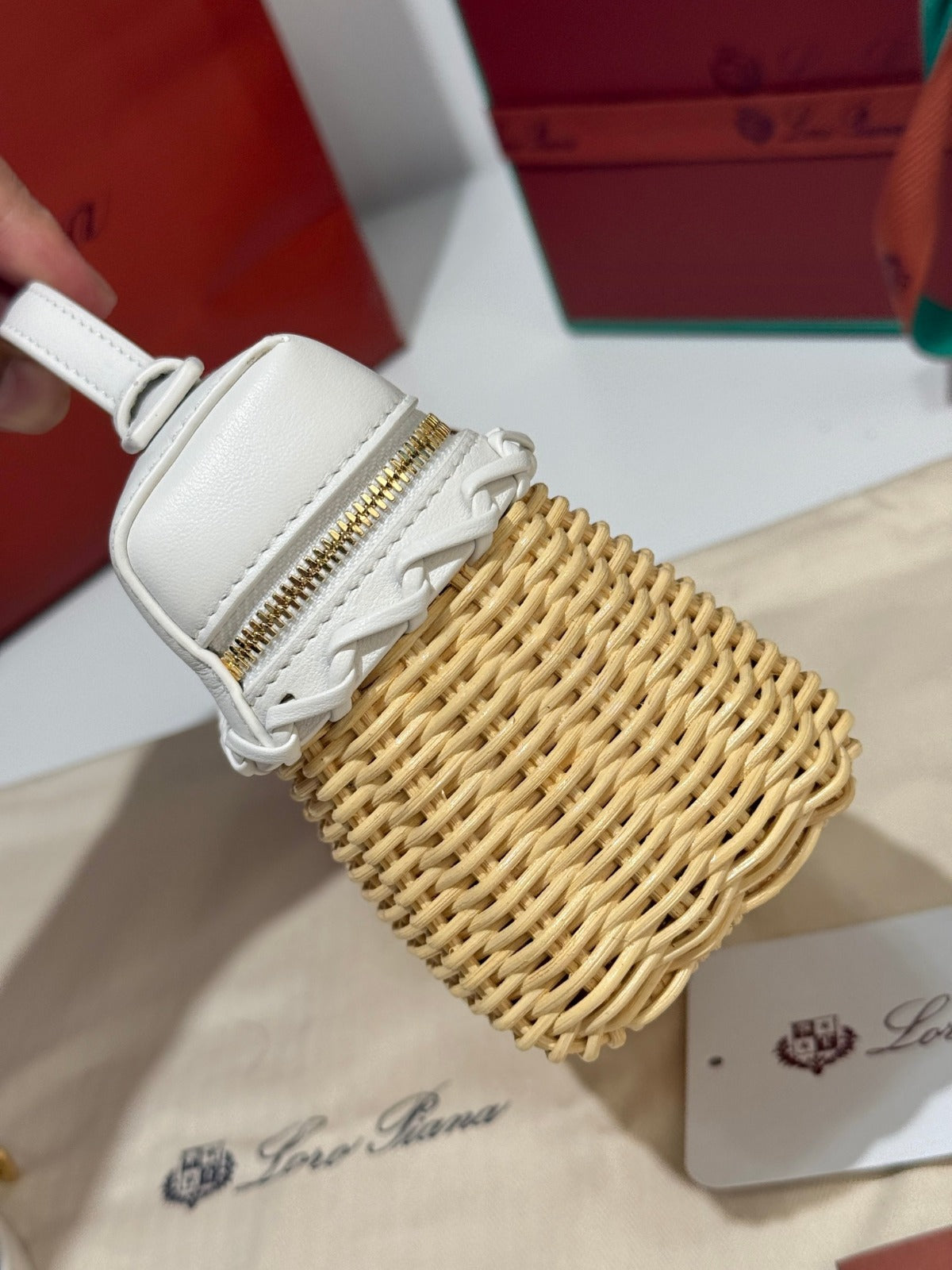 Loro Piana Bag Beige/White