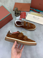 Loro Piana Tennis Walk Sneaker Brown .