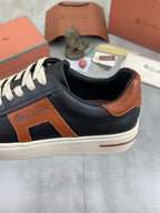 Loro Piana Newport Walk Sneaker Black/Brown .