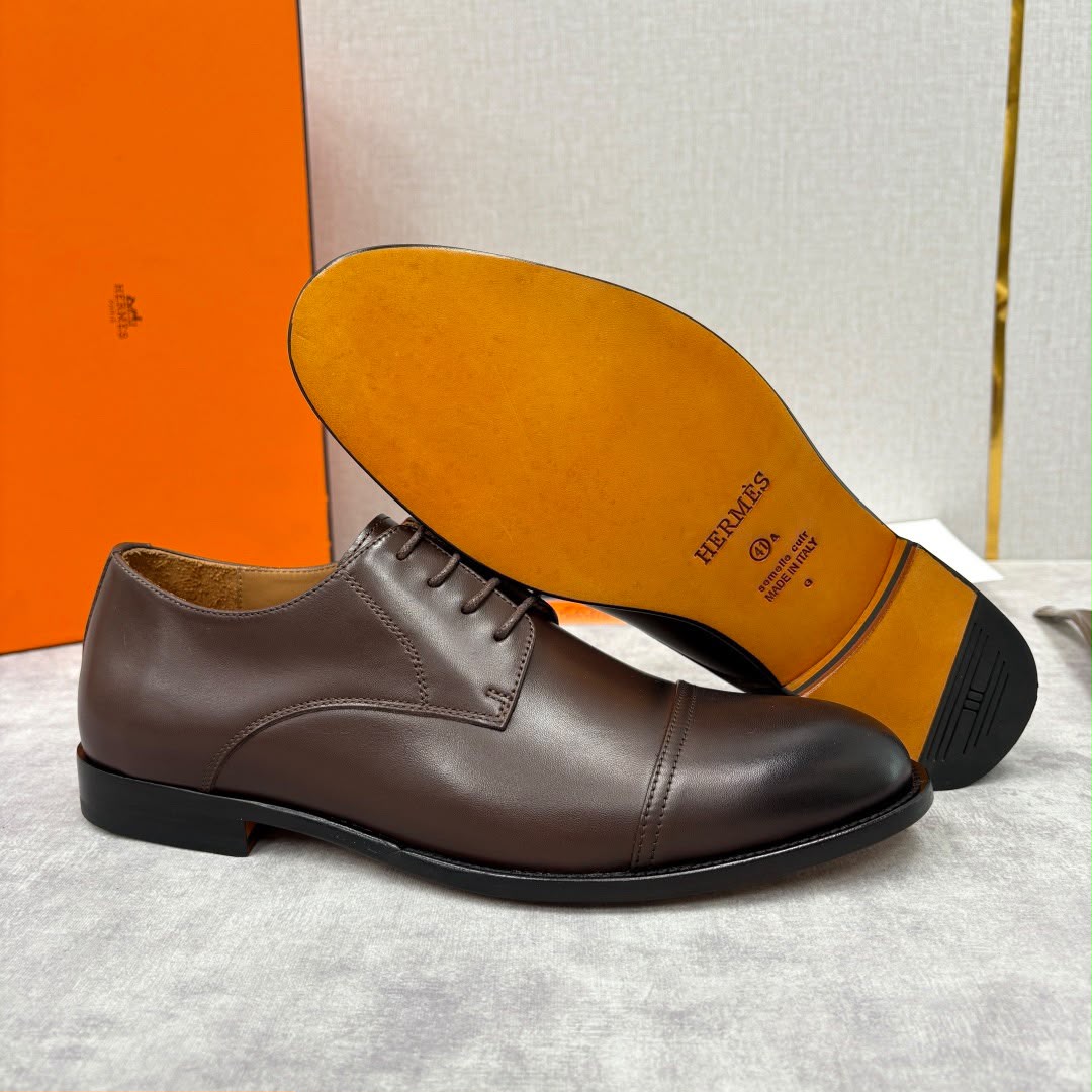 Hermès Lawrence Shoe Brown