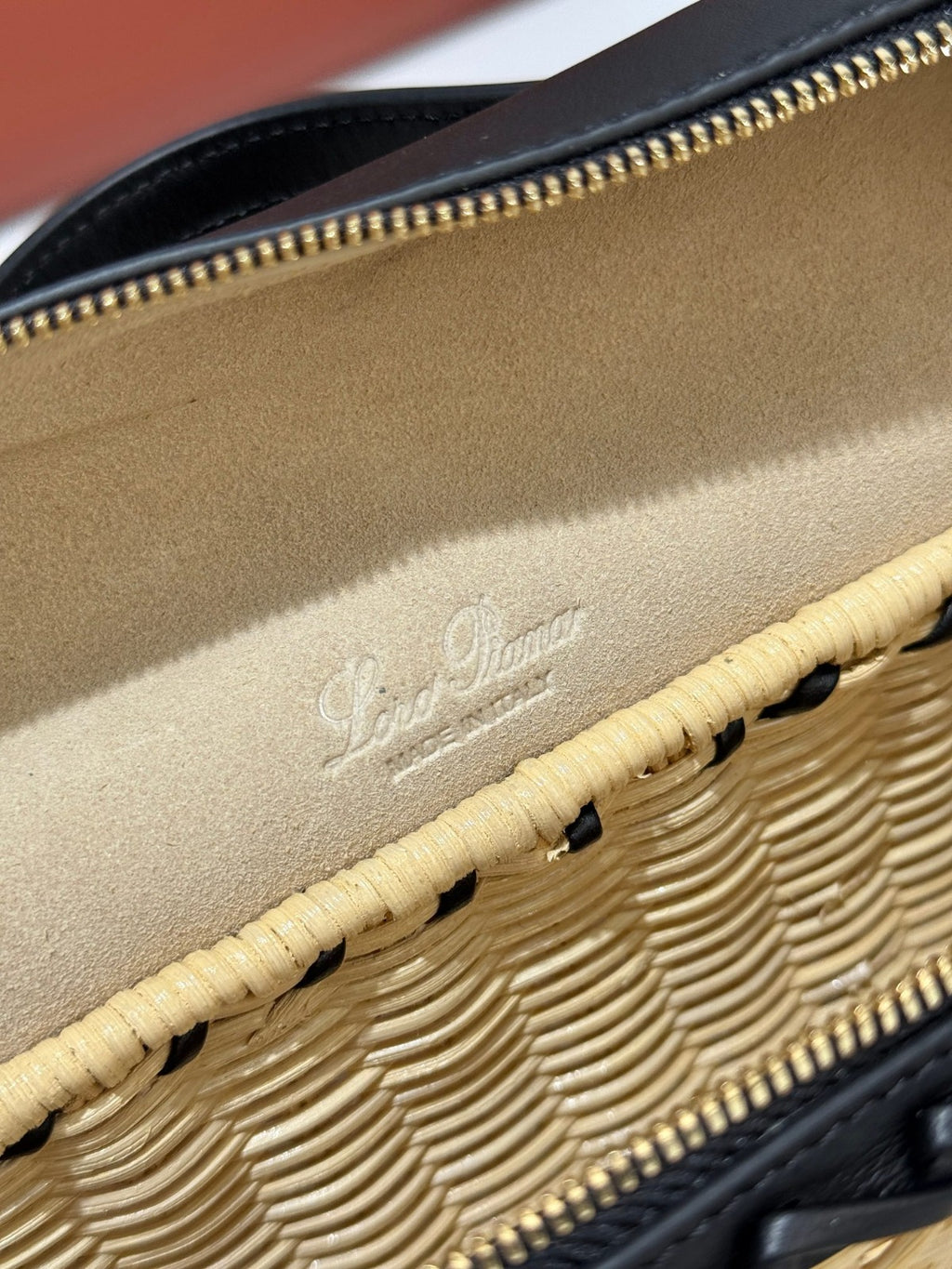 Loro Piana Extra Pocket L19 Bag Beige/Black