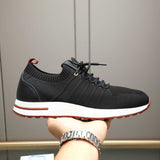 Loro Piana 360 LP Flexy Walk Sneaker Black/White