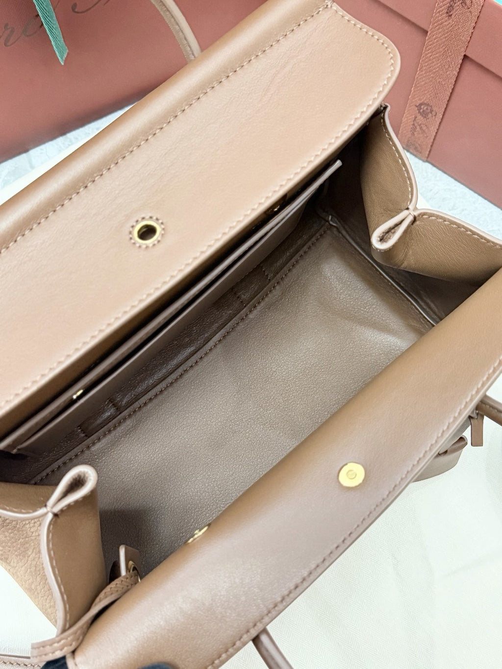 Loro Piana Loom L25 Tote Bag Brown