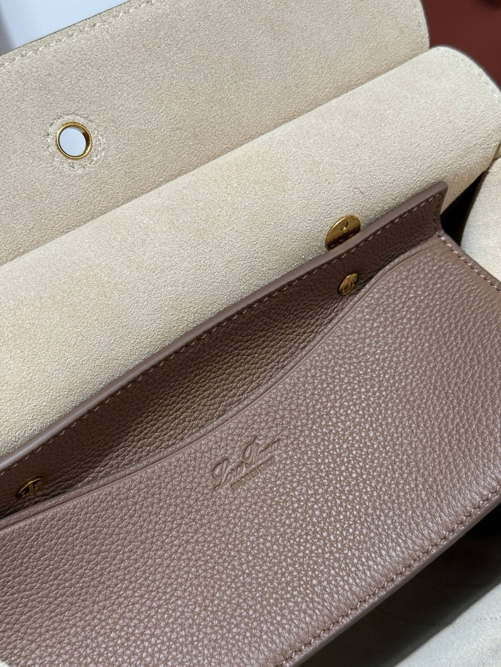Loro Piana Loom L25 Tote Bag Taupe