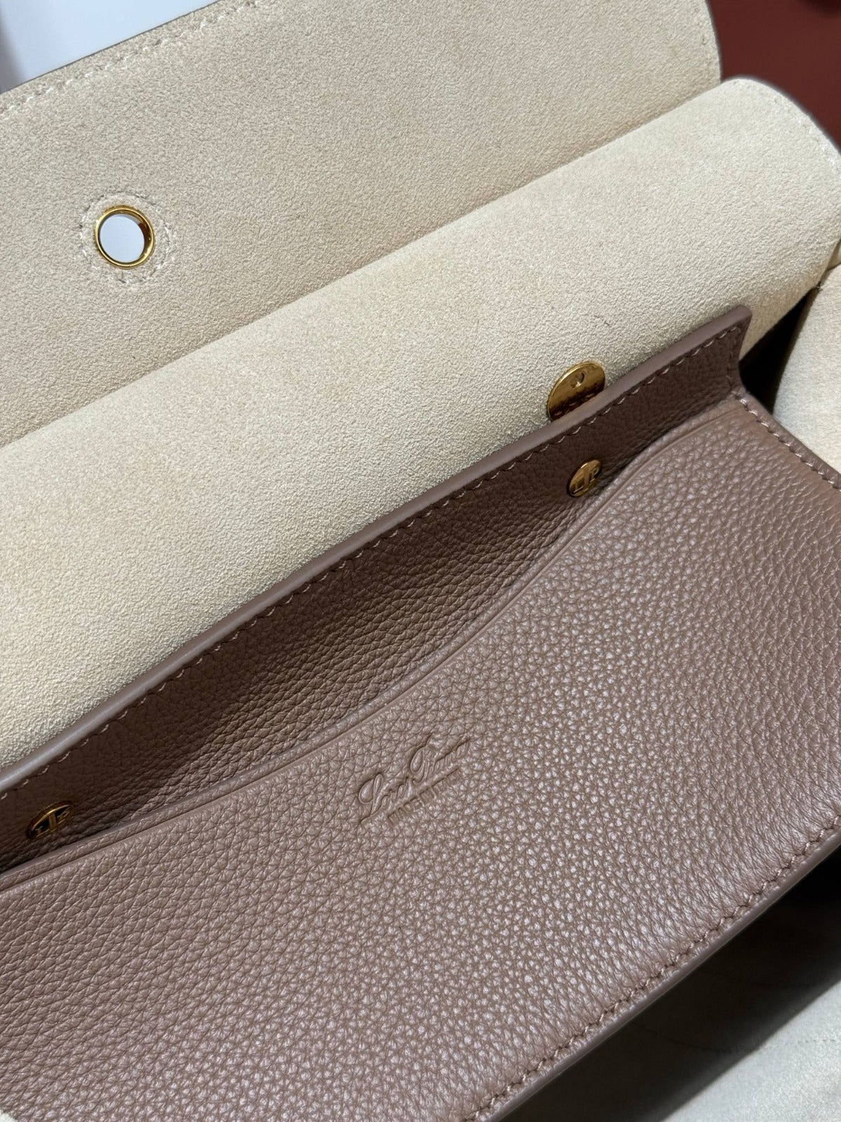 Loro Piana Loom L25 Tote Bag Taupe
