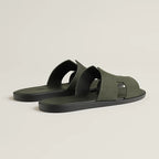 Hermes Izmir Sandal Vert Toundra