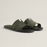 Hermes Izmir Sandal Vert Toundra