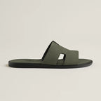 Hermes Izmir Sandal Vert Toundra