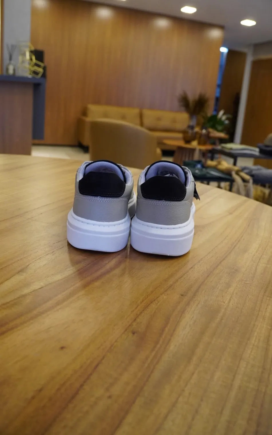 Tênis Judá Elevate Court Taupe & Black ( Pronta Entrega)