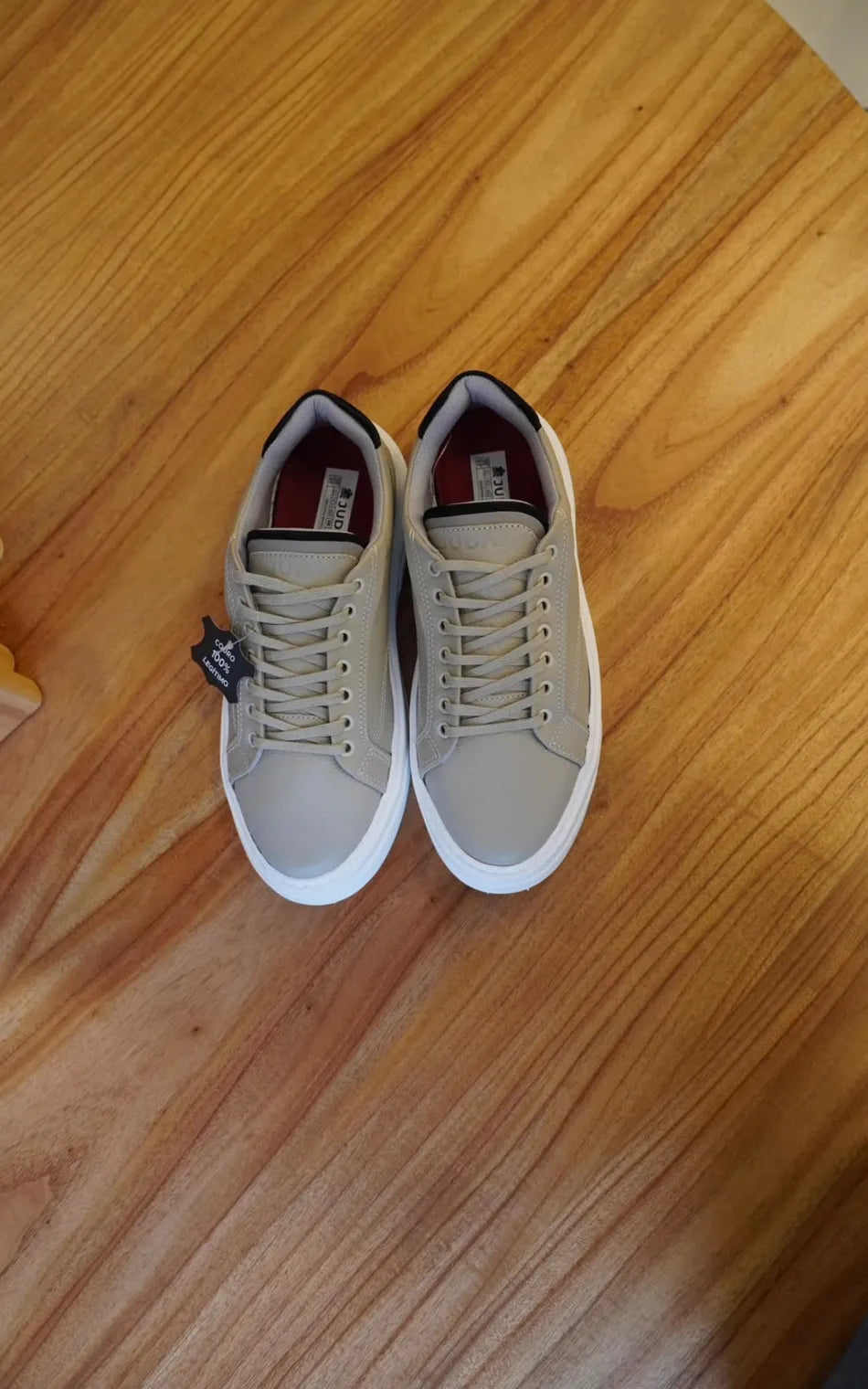 Tênis Judá Elevate Court Taupe & Black ( Pronta Entrega)