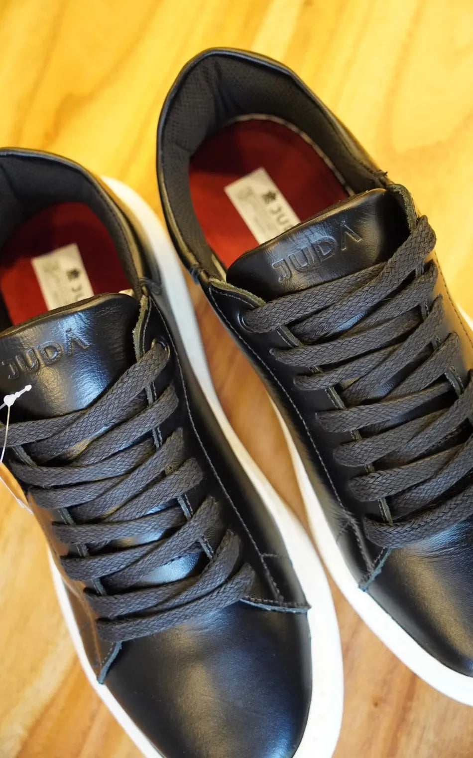 Tênis Judá Noir Court Black & Vintage Sole ( Pronta Entrega)