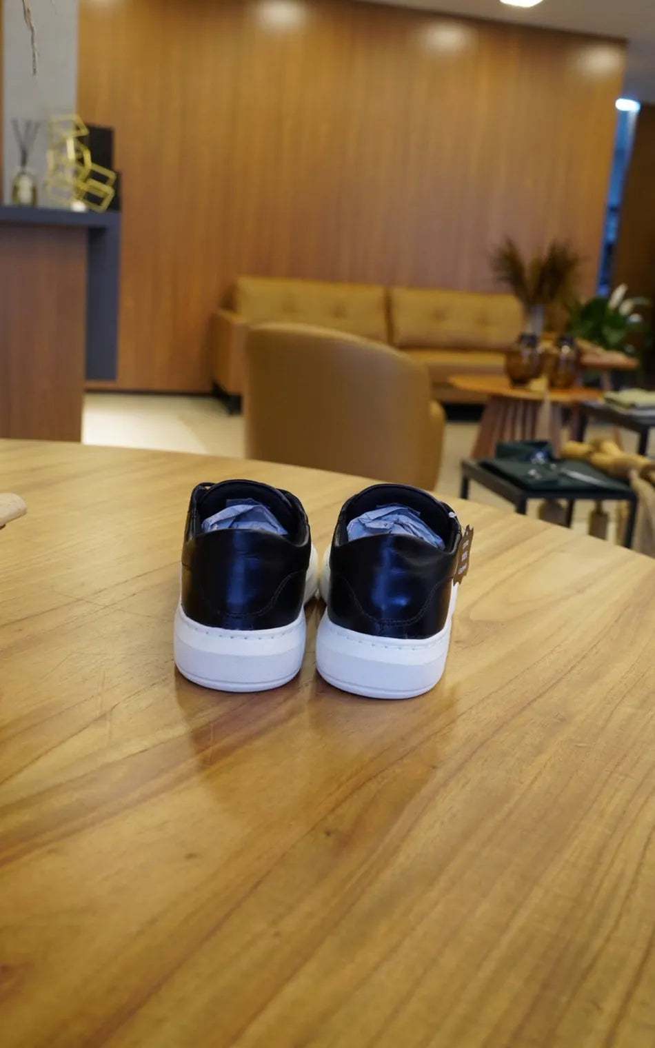 Tênis Judá Noir Court Black & Vintage Sole ( Pronta Entrega)