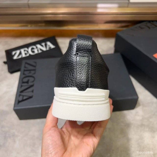zeg Black Brown Leather Suede( Pronta entrega )