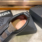 zeg Black Brown Leather Suede( Pronta entrega )